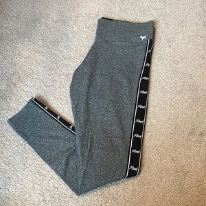 PINK Victoria's Secret Grey Yoga Leggings